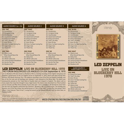 画像2: LED ZEPPELIN / LIVE ON BLUEBERRY HILL 1970 【9CD】