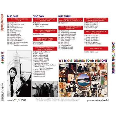 画像2: PAUL McCARTNEY / LONDON TOWN SESSIONS 【3CD】