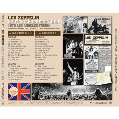 画像5: LED ZEPPELIN / LIVE ON BLUEBERRY HILL 1970 【9CD】