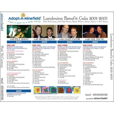 画像2: PAUL McCARTNEY / LANDMINE BENEFIT GALA 2001-2005 【4CD】