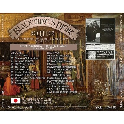 画像2: BLACKMORE'S NIGHT 1997 SUCELLUS 2CD