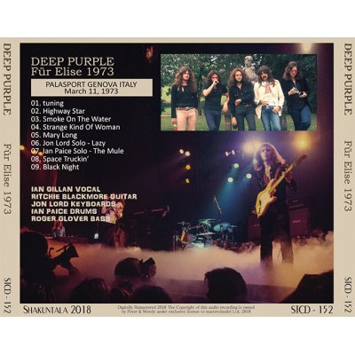 画像2: DEEP PURPLE FOR ELISE 1973 【1CD】