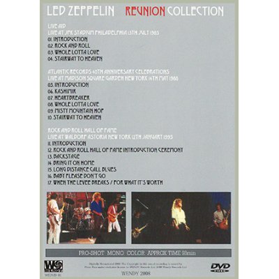 画像2: LED ZEPPELIN / REUNION COLLECTION 【DVD】