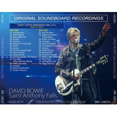 画像2: DAVID BOWIE / SAINT ANTHONY FALLS 【2CD】