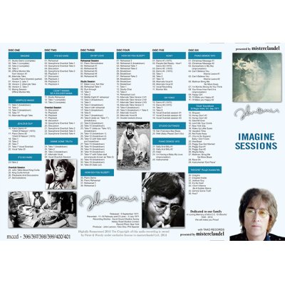 画像2: JOHN LENNON / IMAGINE SESSIONS 【6CD】