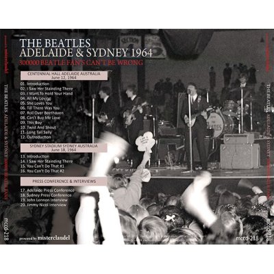 画像2: THE BEATLES / ADELAIDE & SYDNEY 1964 【1CD】