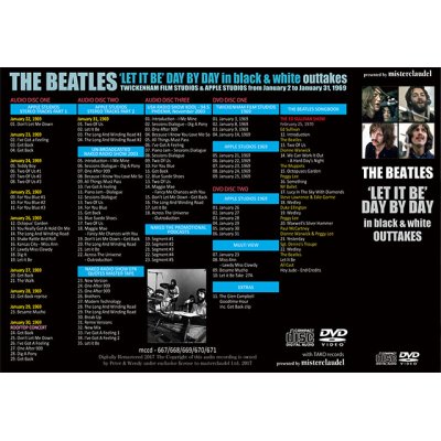 画像2: THE BEATLES / ' LET IT BE ' DAY BY DAY in black & white outtakes 【3CD+2DVD】