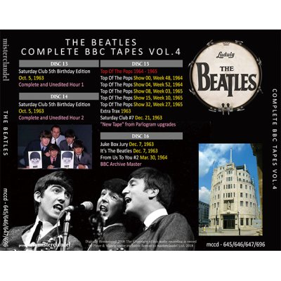 画像2: THE BEATLES / COMPLETE BBC TAPES Vol.4 【4CD＋解説BOOK】