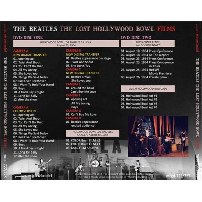 画像2: THE BEATLES / THE LOST HOLLYWOOD BOWL FILMS 【2DVD】