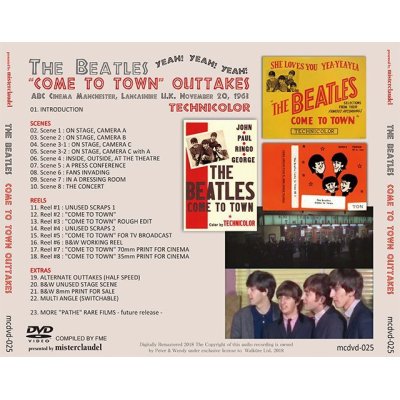 画像2: THE BEATLES / "COME TO TOWN" OUTTAKES 【DVD】