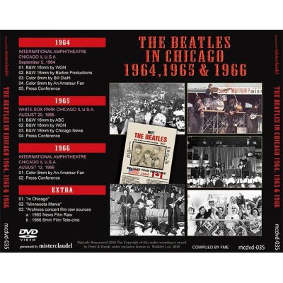 画像2: THE BEATLES / THE BEATLES IN CHICAGO 1964, 1965 & 1966 【DVD】