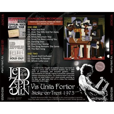 画像2: LED ZEPPELIN / VIS UNITA FORTIOR stoke-on-trent 1973 【2CD】