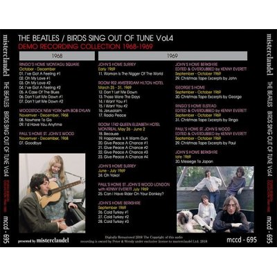 画像2: THE BEATLES / BIRDS SING OUT OF TUNE VOL.4 【1CD+BONUS CD】