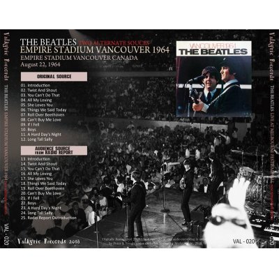 画像2: THE BEATLES / EMPIRE STADIUM VANCOUVER 1964 【CD】