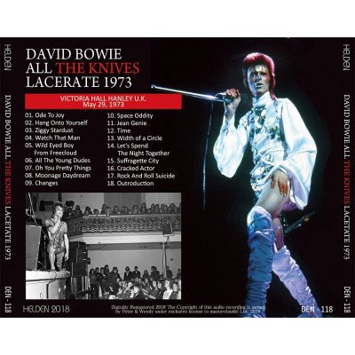 画像2: DAVID BOWIE / ALL THE KNIVES LACERATE 1973 【CD】