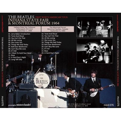 画像2: THE BEATLES / INDIANAPOLIS STATE FAIR & MONTREAL FORUM 【1CD】