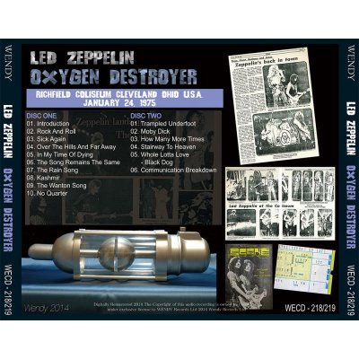 画像2: LED ZEPPELIN / OXYGEN DESTROYER 【2CD】