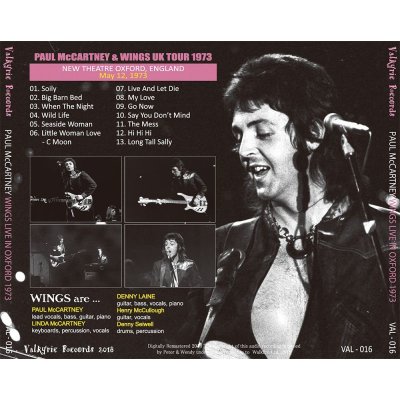 画像2: PAUL McCARTNEY / LIVE IN OXFORD 1973 【CD】