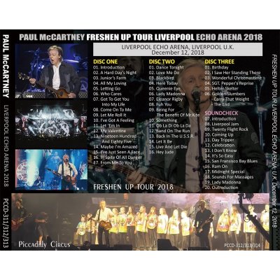 画像2: PAUL McCARTNEY / FRESHEN UP LIVERPOOL ECHO ARENA 2018 【3CD】