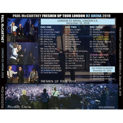 画像2: PAUL McCARTNEY / FRESHEN UP LONDON O2 ARENA 2018 【3CD】