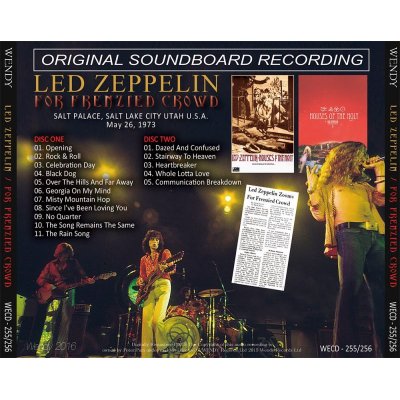 画像2: LED ZEPPELIN / FOR FRENZIED CROWD 【2CD】