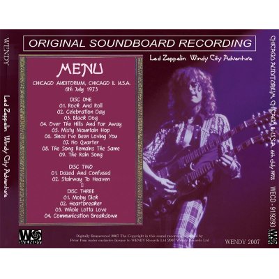 画像2: LED ZEPPELIN / WINDY CITY ADVENTURE 【3CD】
