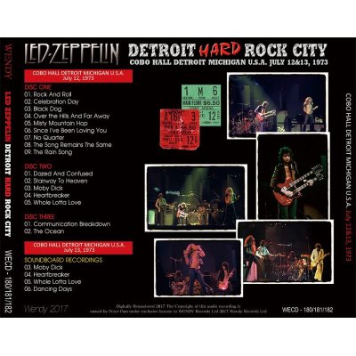 画像2: LED ZEPPELIN / DETROIT HARD ROCK CITY 【3CD】