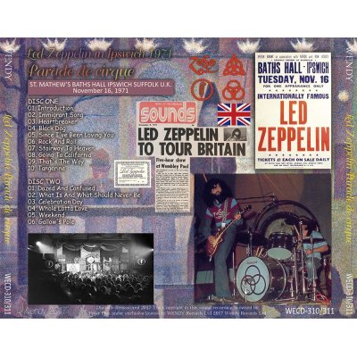 画像2: LED ZEPPELIN / PARADE DE CIRQUE 1971 【2CD】