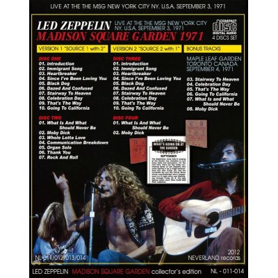 画像2: LED ZEPPELIN / MADISON SQUARE GARDEN 1971 collector's edition 【4CD】