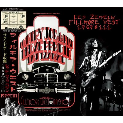 画像1: LED ZEPPELIN / FILLMORE WEST 19690111 【1CD】