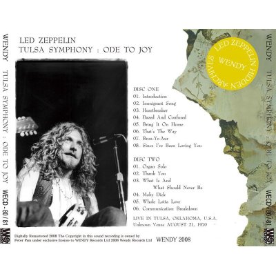 画像2: LED ZEPPELIN / TULSA SYMPHONY 【2CD】