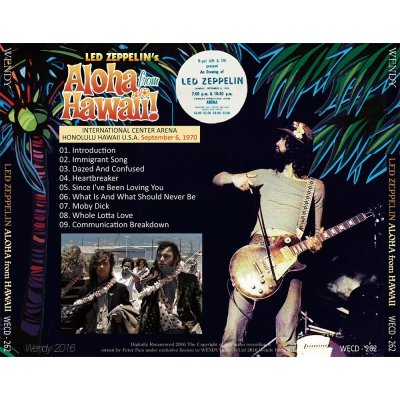 画像2: LED ZEPPELIN / ALOHA FROM HAWAII 1970 【1CD】