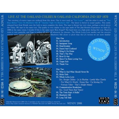 画像2: LED ZEPPELIN / LIVE ON BLUEBERRY HILL II 【2CD】