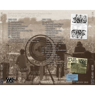 画像2: LED ZEPPELIN / BATH FESTIVAL 1970 【2CD】