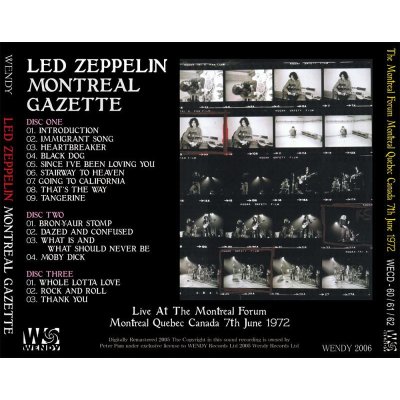 画像2: LED ZEPPELIN / MONTREAL GAZETTE 【3CD】