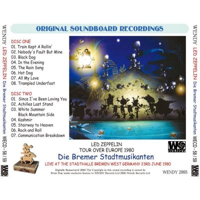 画像2: LED ZEPPELIN 1980 BREMEN 2CD