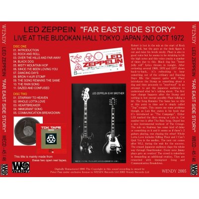 画像2: LED ZEPPELIN / FAR EAST SIDE STORY 【2CD】