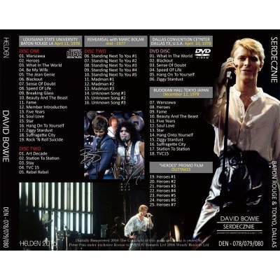 画像2: DAVID BOWIE / SERDECZNIE 【2CD+DVD】