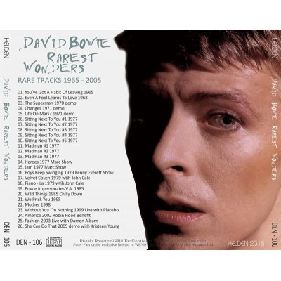 画像2: DAVID BOWIE / RAREST WONDERS 1CD