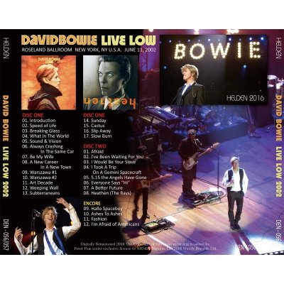 画像2: DAVID BOWIE / LIVE LOW 2002 【2CD】