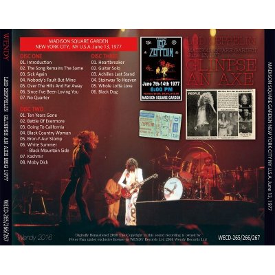 画像2: LED ZEPPELIN / GLINPSE AN AXE 1977 【3CD】