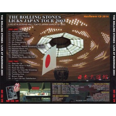 画像2: THE ROLLING STONES / LIVE AT BUDOKAN 2003 【2CD】