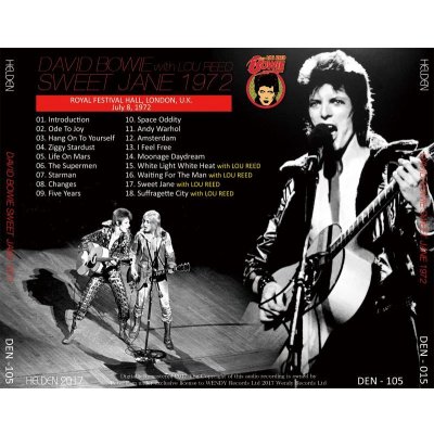 画像2: DAVID BOWIE / SWEET JANE 1972 【CD】