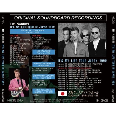 画像2: DAVID BOWIE / IT'S MY LIFE TOUR IN JAPAN 1992 【2CD】