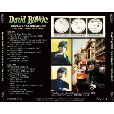 画像2: DAVID BOWIE / OCCASIONAL DREAMING - UNRELEASED 2nd ALBUM - 【CD】