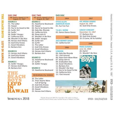 画像2: BEACH BOYS / LEI'D IN HAWAII 【2CD+DVD】