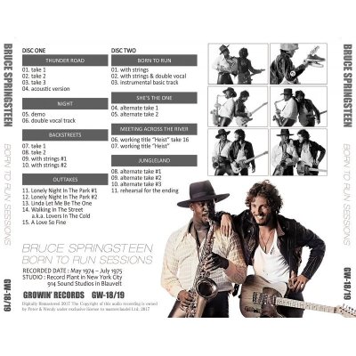 画像2: BRUCE SPRINGSTEEN / BORN TO RUN SESSIONS 【2CD】