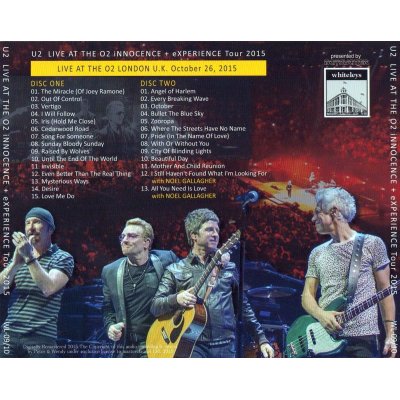 画像2: U2 / LIVE AT THE O2 2015 【2CD】