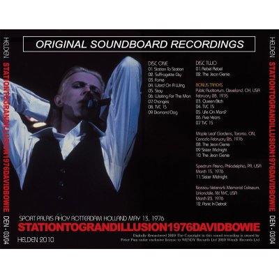 画像2: DAVID BOWIE / STATION TO GRAND ILLUSION 【2CD】