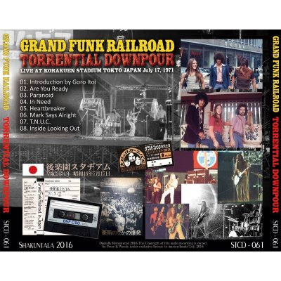 画像2: GRAND FUNK RAILROAD / TORRENTIAL DOWNPOUR 1971 【1CD】